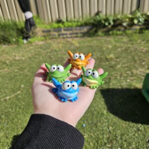 Limited 1st Edition Frog Box Figurine Desk Buddy